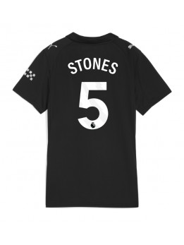 Zenske Futbalové oblečenie Manchester City John Stones #5 2025-26 Krátky Rukáv - Preč